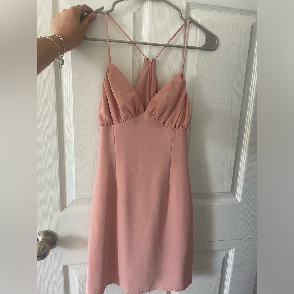 Blush Pink Forever 21 Mini Dress - Size S